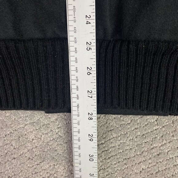 Boston Fire Department Jacket Varsity Letterman Wool Leather BFD Men's 2XL Black - Picture 11 of 11